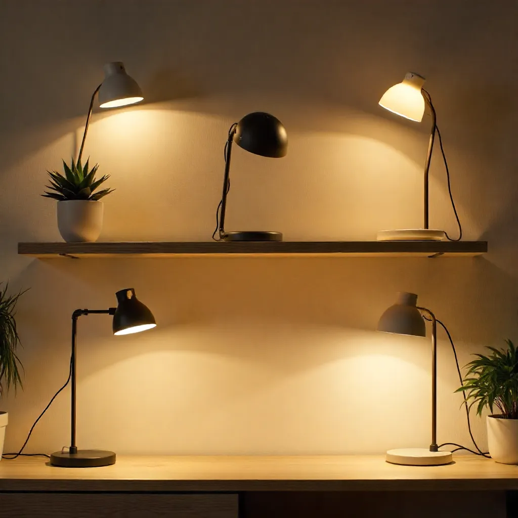 Banner de lámparas para espacios de trabajo