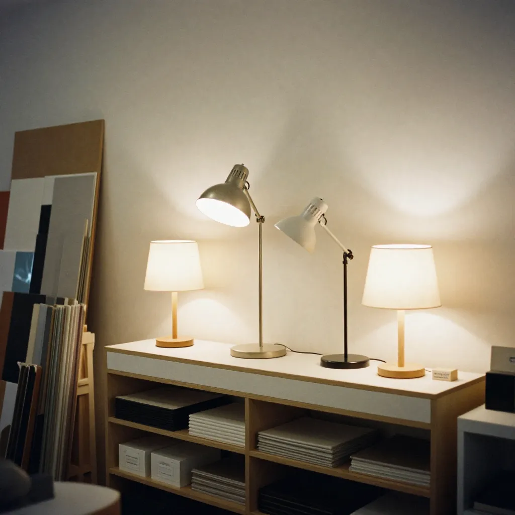 Colección de lámparas de lectura
