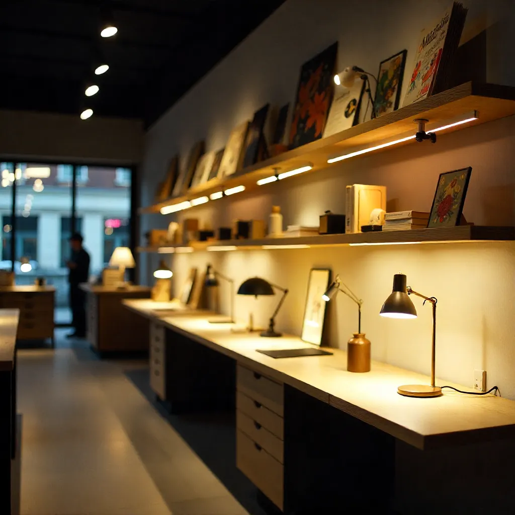 Lámpara de escritorio articulada