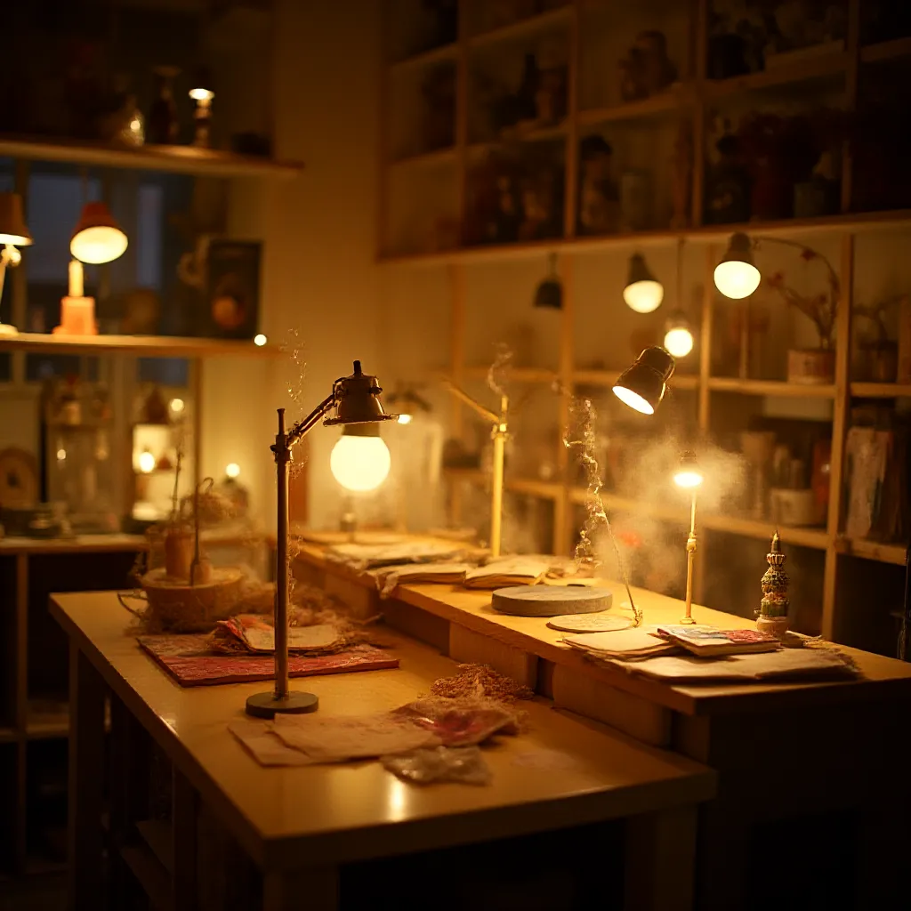 Lámpara especial de diseño distintivo