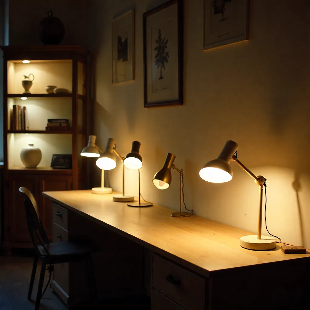 Lámpara clásica con toque moderno