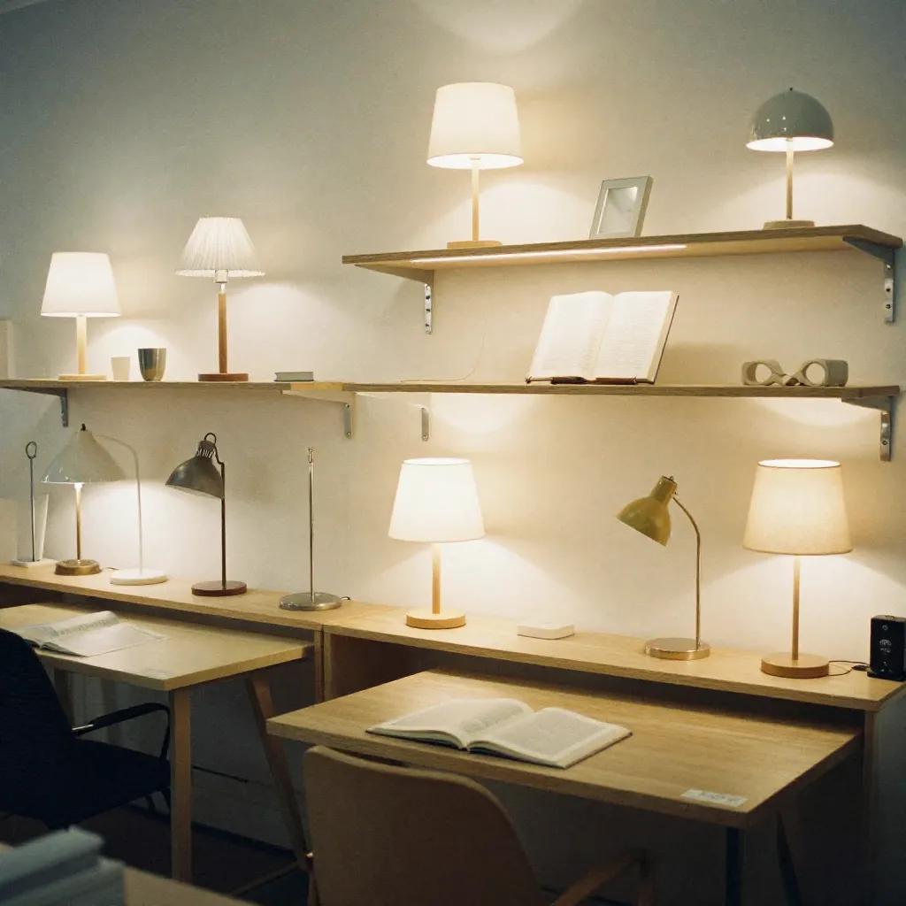 Lámpara de lectura clásica