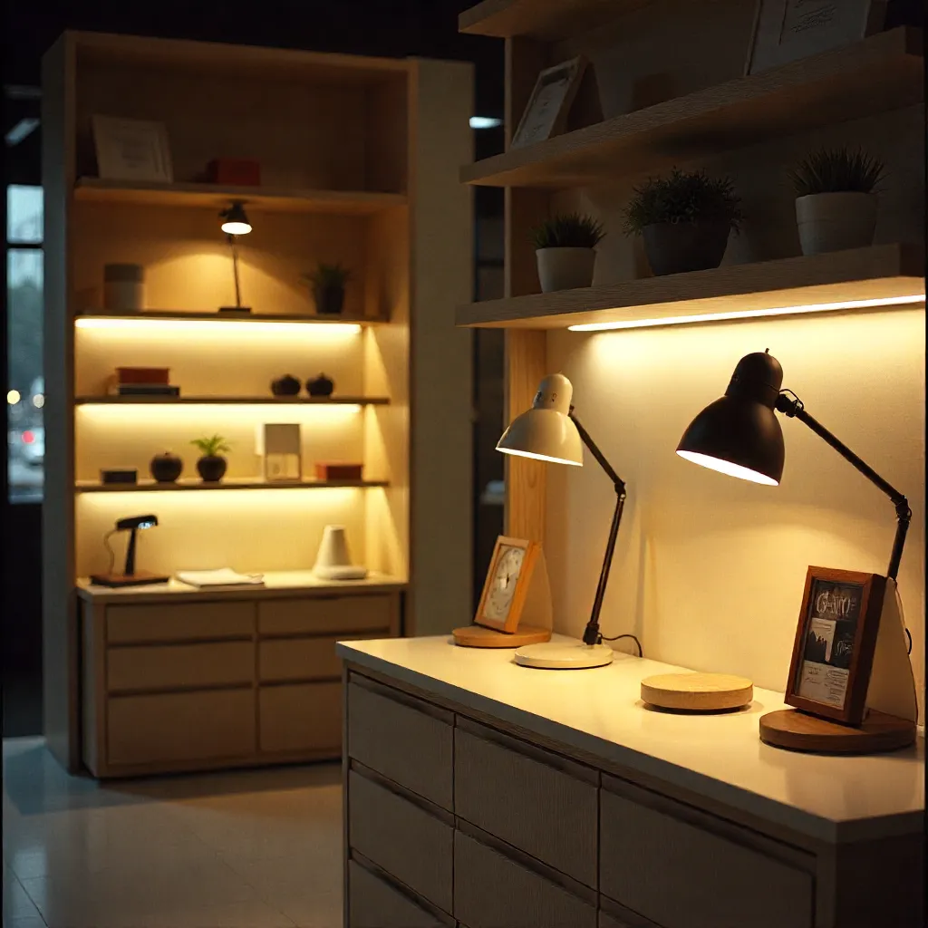 Lámpara con clip metálica