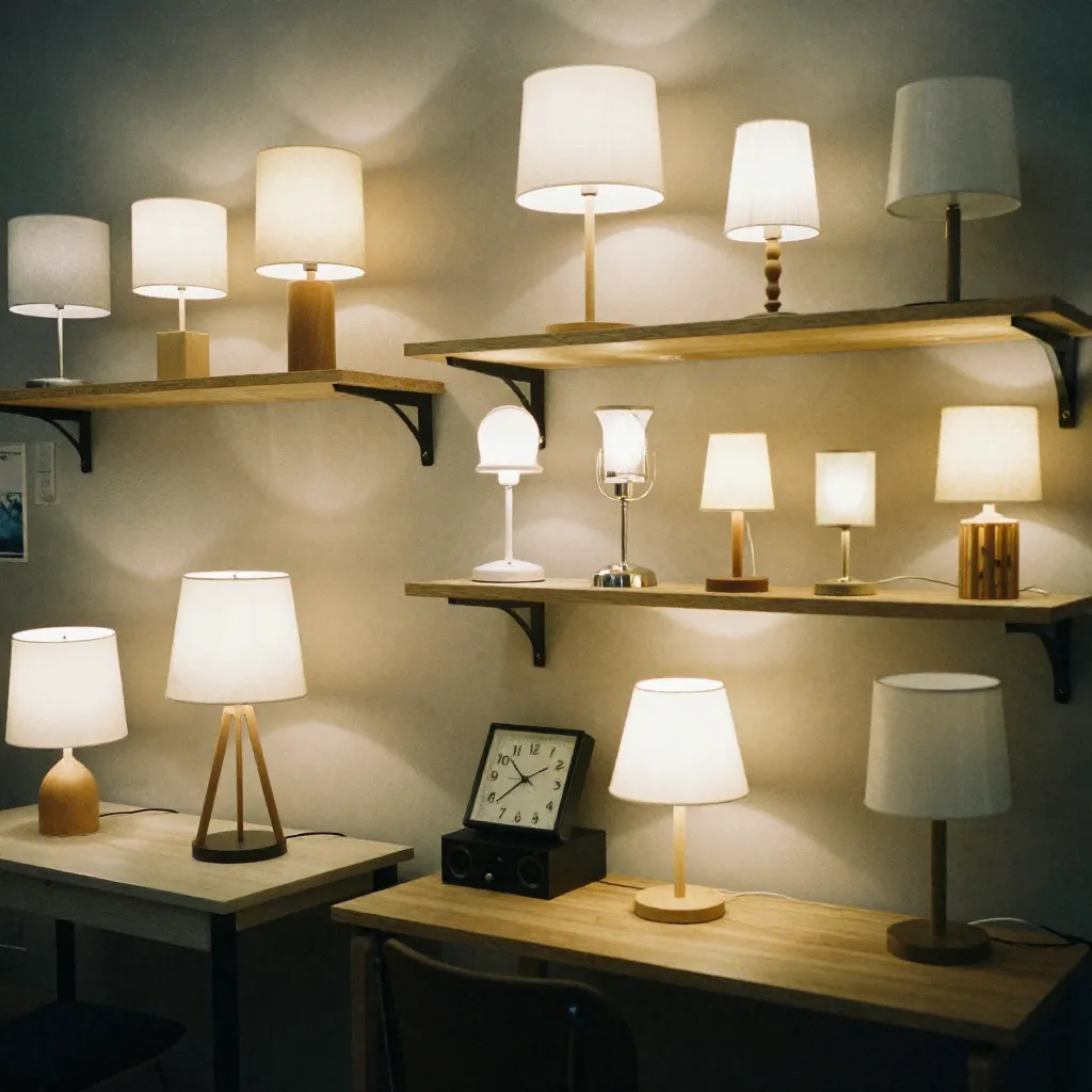 Materiales y acabados de lámparas